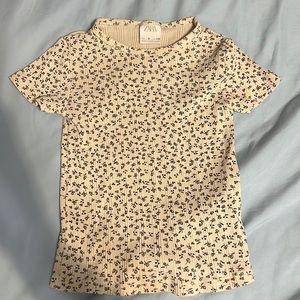 Girls flower Zara shirt